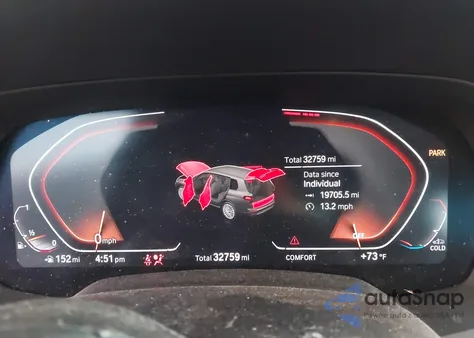 2020 BMW X7 xDrive40I z USA, uszkodzony, nr VIN 5UXCW2C07L9A03689